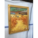 Jomas, oil, signed, 'Harvest Time', 50 x 40cm