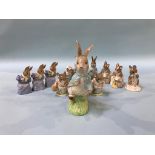 A collection of Royal Albert and Beswick Beatrix Potter figures