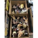 Two boxes of 'Sculptures' figures