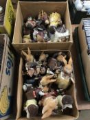 Two boxes of 'Sculptures' figures