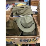 Various hats and jackets etc.