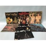 LP's, Roxy music x 7