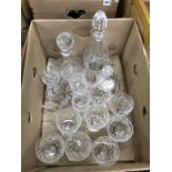 Cut glass ware