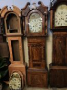A 19th century long case clock by Marshall of Shotley Bridge, painted dial, eight day movement,