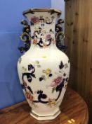 A large Masons 'Mandalay' vase, 53cm height