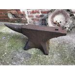 An anvil, 82cm x 33cm x 12cm approx.