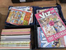 A quantity of Viz magazines and annuals