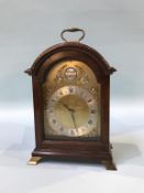 A Garrard mahogany mantle clock, 16cm x 27cm approx.