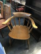 A smokers bow armchair