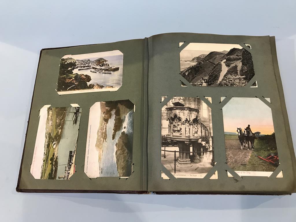A postcard album and contents, to include Lake District etc. - Image 2 of 10