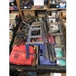 Four boxes of car tools etc.