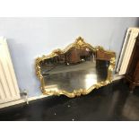 Gilt framed mirror