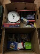 Two boxes of assorted card games