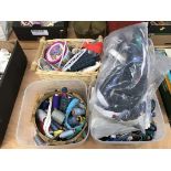 A quantity of sewing equipment, to include zips etc.