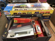 A quantity of model railway, to include Hornby 'Thomas and Percy electric train set' etc.