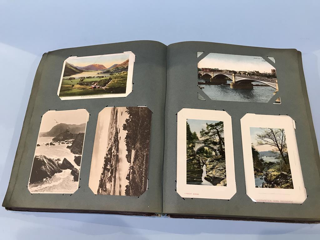 A postcard album and contents, to include Lake District etc. - Image 4 of 10