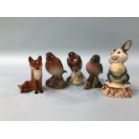 Various Beswick birds etc.