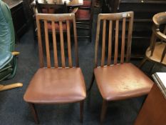 A pair of G-Plan dining chairs