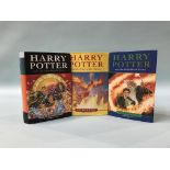 Three Harry Potter books