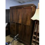 Two mahogany wardrobes