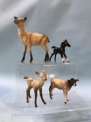 Four various Beswick animals