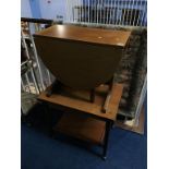 Two teak occasional tables