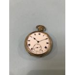 A gold plated pocket watch