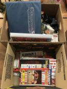 Two boxes of Football programmes and ephemera