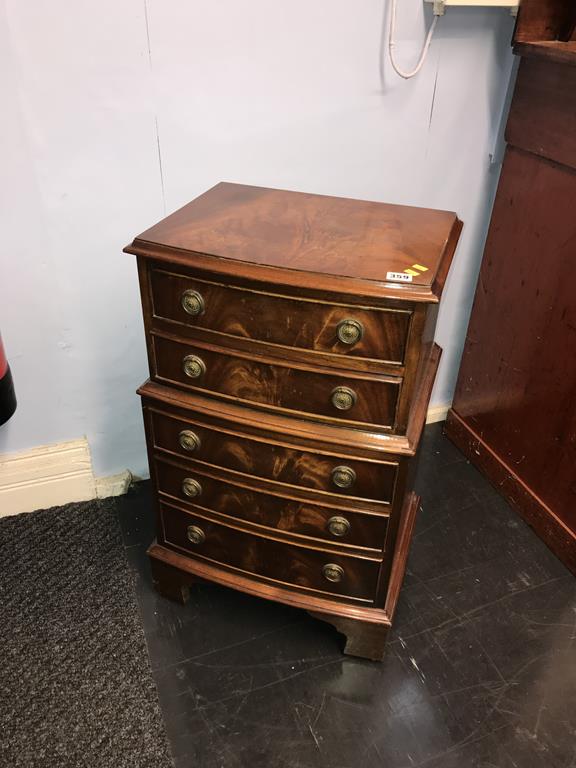 A small reproduction chest of drawers