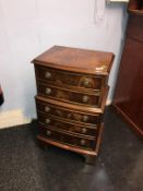 A small reproduction chest of drawers