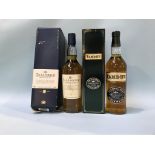 A bottle of Talisker 10 year old whisky and a bottle of Tamdhu single malt whisky (2)