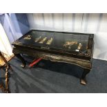 An Oriental coffee table