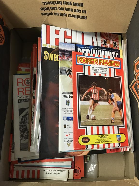Two boxes of Football programmes and ephemera - Image 2 of 3
