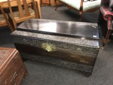 A camphor wood chest