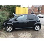 A Citroen C1 car, 19,102 mileage, 1 key, no V5 yet