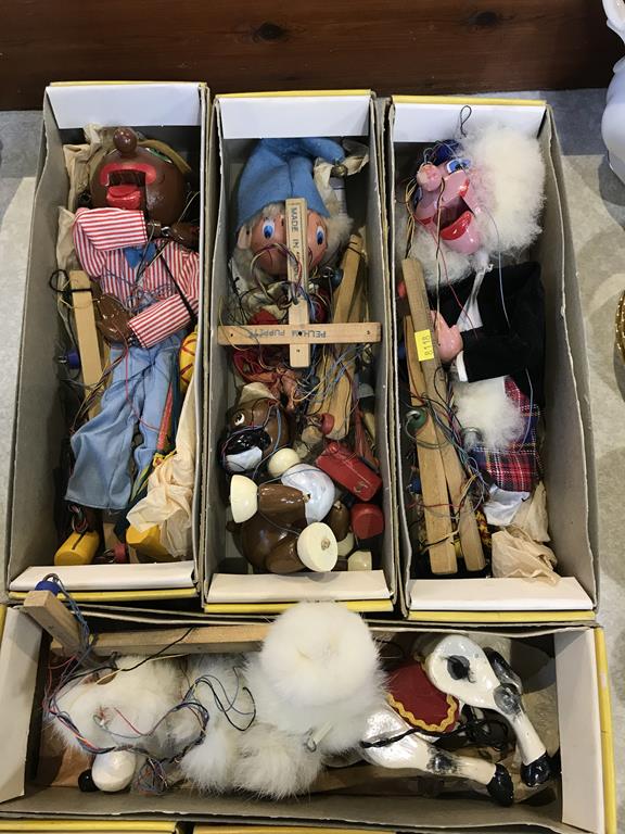Seven boxed Pelham puppets - Image 2 of 3