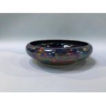 A Maling 'Pomegranate' pattern shallow bowl, 25cm diameter