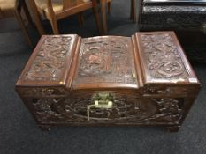 A camphor wood chest