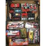 Two trays of Die Cast models