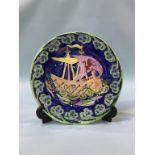 A Maling 'Galleon' pattern plate