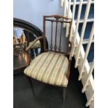 An Edwardian chair