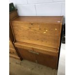 A teak bureau