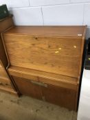 A teak bureau