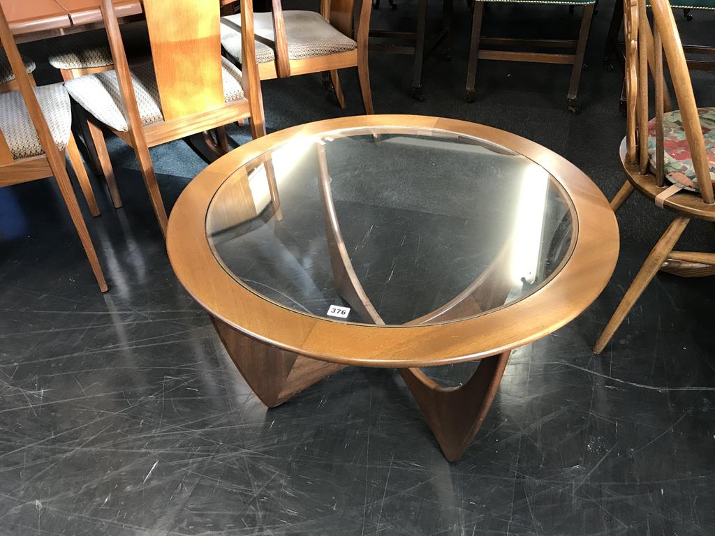 A G Plan teak 'Astro' table etc