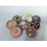 A collection of Millefiori paperweights, to include Perthshire etc. (8)
