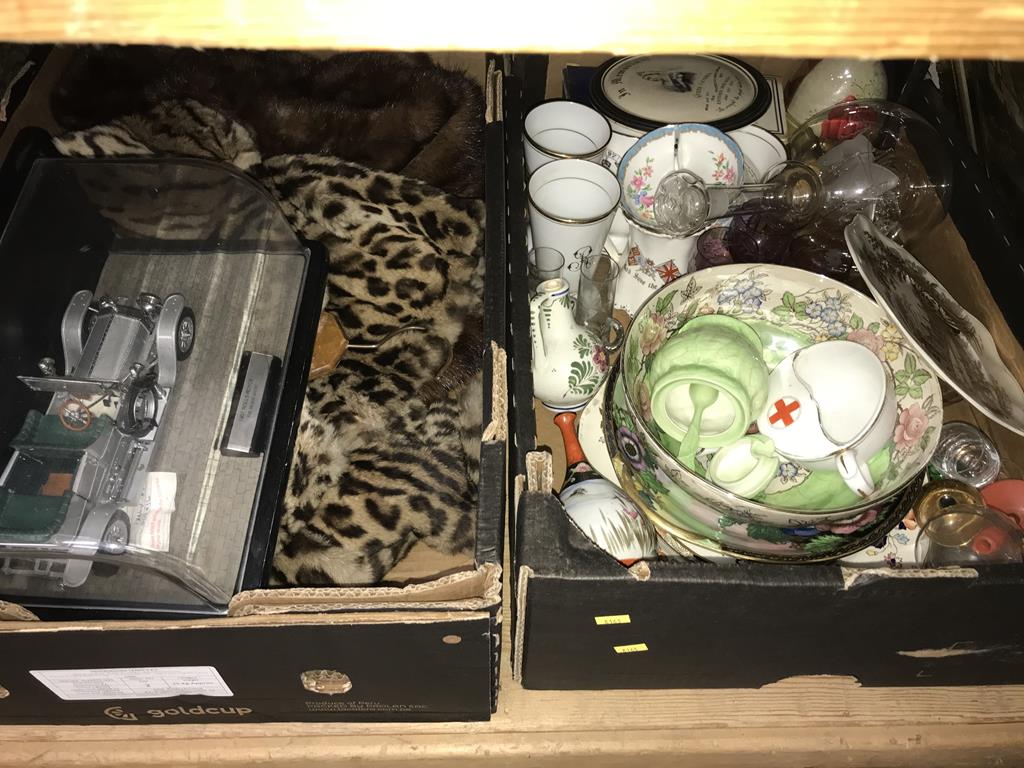 A shelf of assorted, to include fire screen etc. - Image 2 of 2