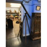 A W. Ottoway and Co. Ealing brass telescope and stand