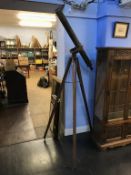 A W. Ottoway and Co. Ealing brass telescope and stand