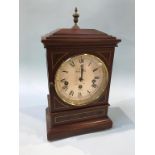 A modern Sewills bracket clock, 8 day movement, Westminster chime, number J0242, 36cm height