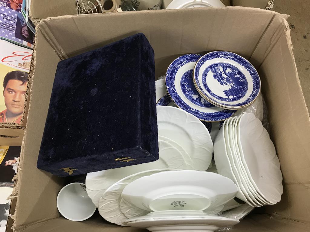 Three boxes of assorted, including a Wedgwood dinner service - Image 3 of 4